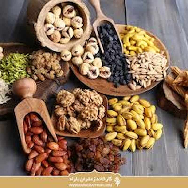 تصویر 4 از انواع خشکبار زعفرانی همراه فروش عمده